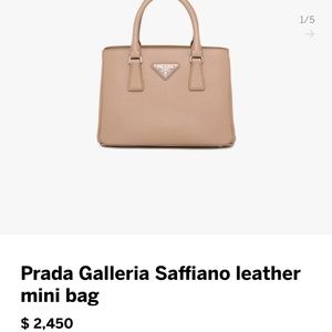 Prada Galleria Saffiano leather mini bag MAKE AN OFFER
